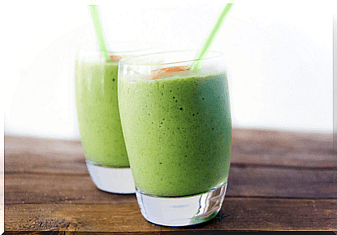 Avocado smoothie.