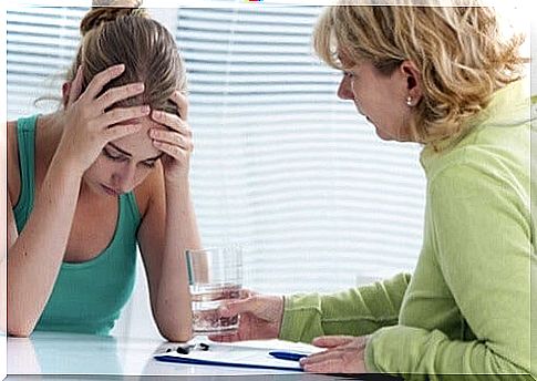 stressed woman at work 