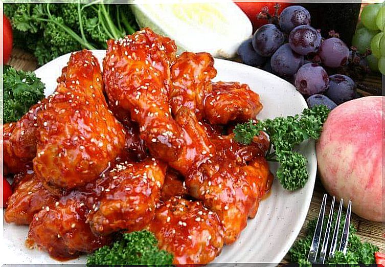 Oriental Style Sweet & Sour Chicken Wings