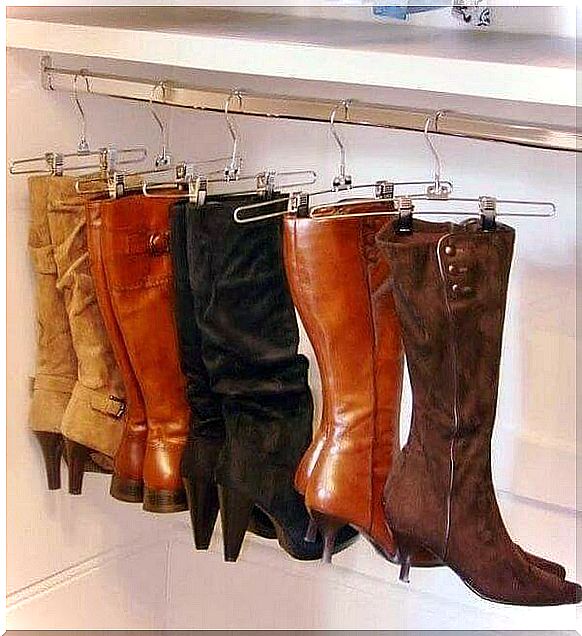 boots on hangers