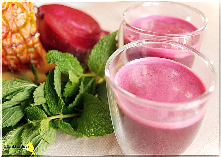 Beet juice against cholesterol.