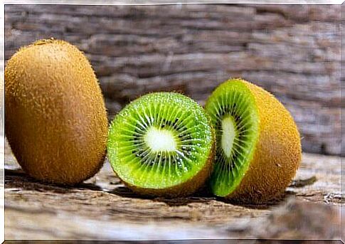 Incorporate a kiwi into breakfast.